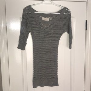 Hollister off the shoulder knitted sweater